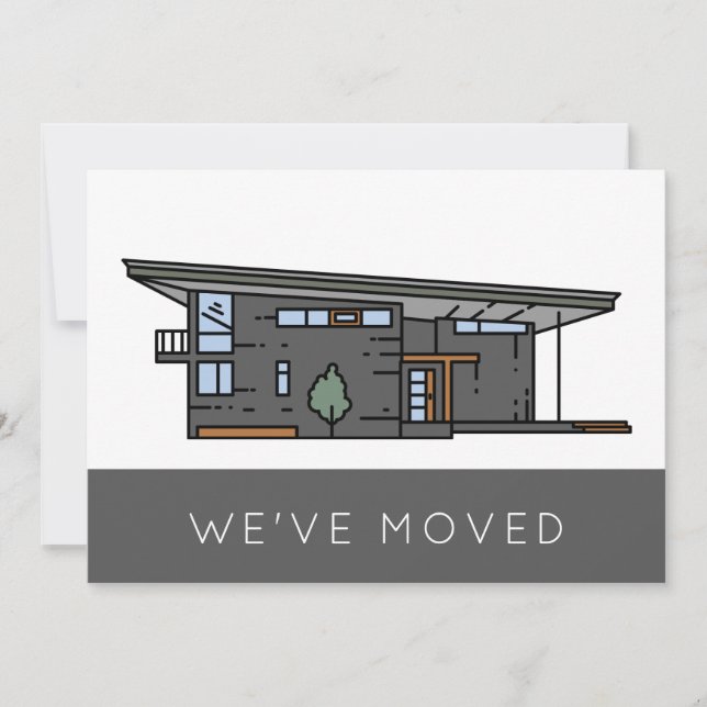 We've Moved Change of Address Moving Announcement (Front)