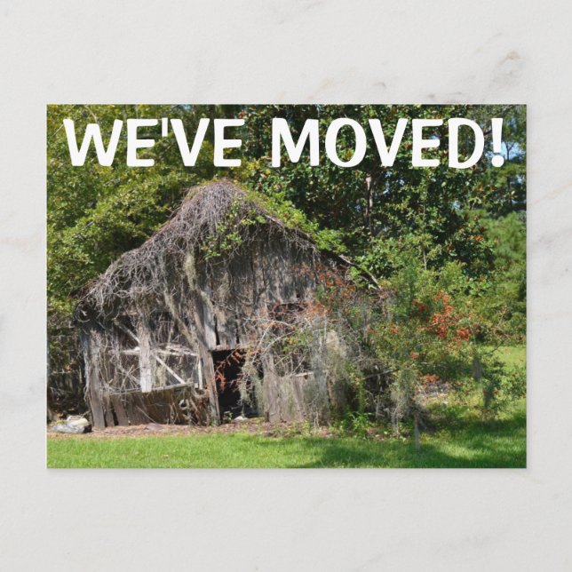 We've Moved Change Of Address Postcard (Front)
