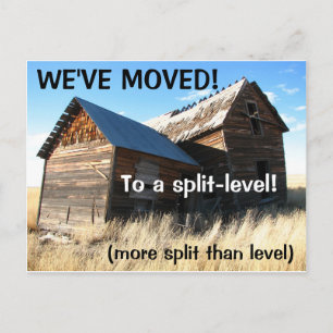 We've Moved Change Of Address Postcard