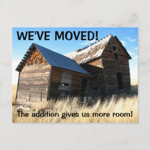 We've Moved Change Of Address Postcard