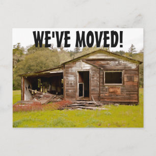 We've Moved Change Of Address Postcard