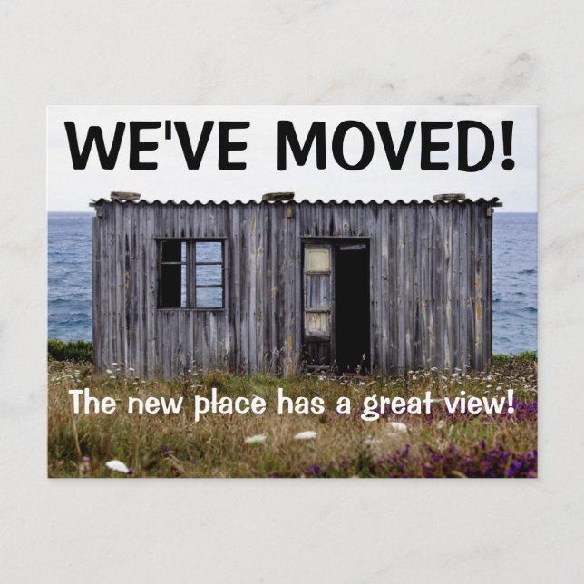 We've Moved Change Of Address Postcard (Front)