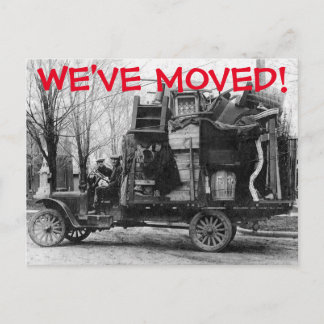 We've Moved Change Of Address Postcard