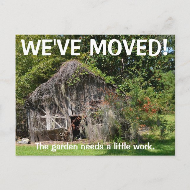 We've Moved Change Of Address Postcard (Front)