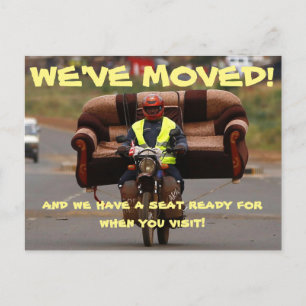 We've Moved Change Of Address Postcard