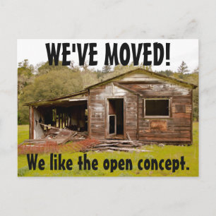 We've Moved Change Of Address Postcard