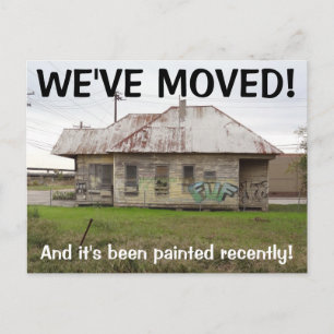 We've Moved Change Of Address Postcard
