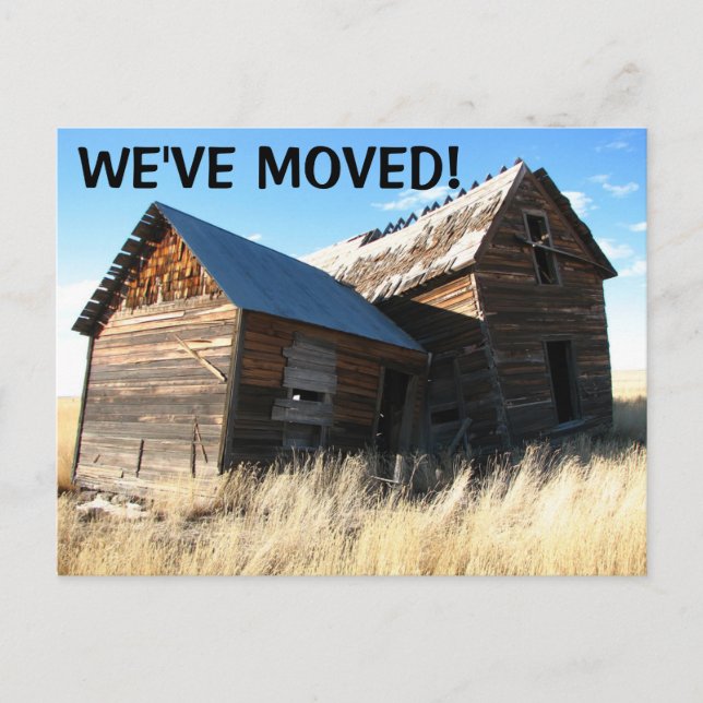 We've Moved Change Of Address Postcard (Front)