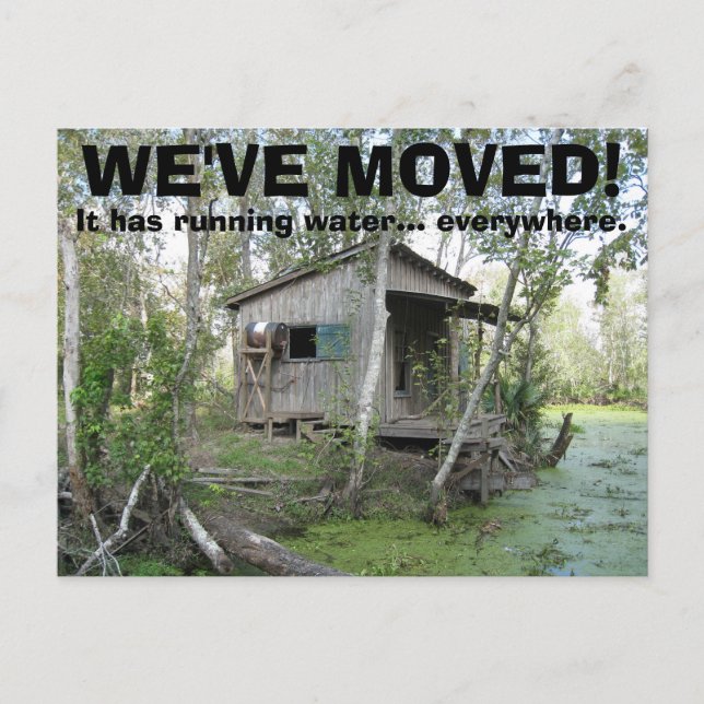 We've Moved Change Of Address Postcard (Front)