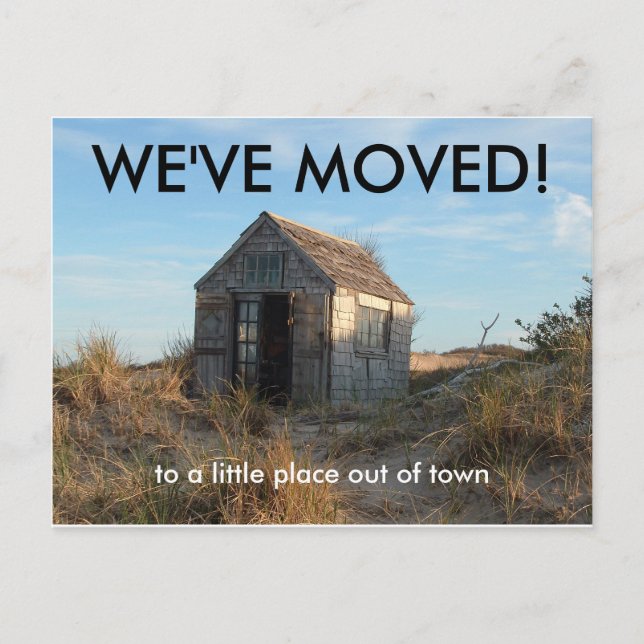 We've Moved Change Of Address Postcard (Front)