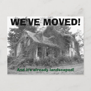 We've Moved Change Of Address Postcard