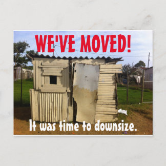 We've Moved Change Of Address Postcard