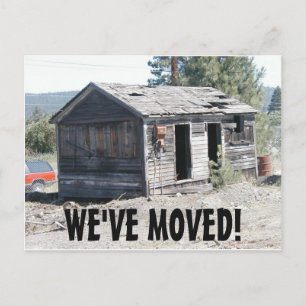 We've Moved Change Of Address Postcard