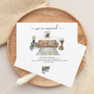 We've Moved Chic Boho Moving Announcement