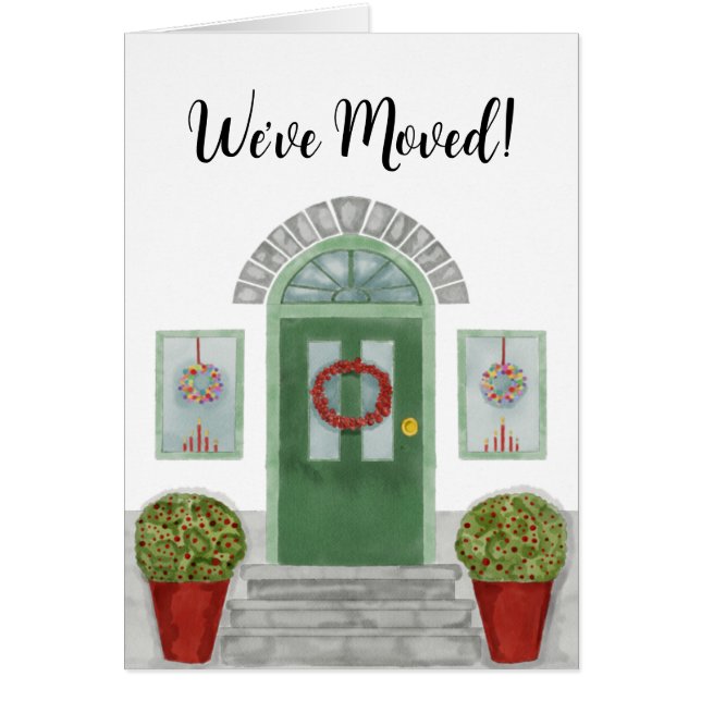 We've Moved! Christmas home (Front)