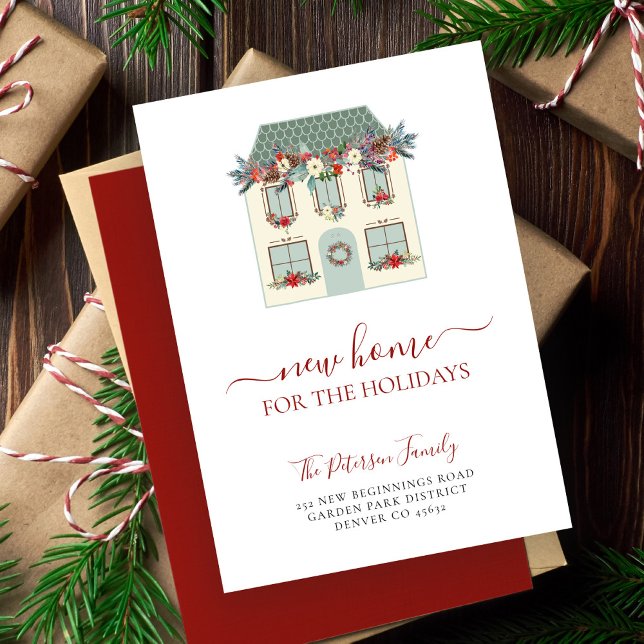 We've moved Christmas new home holiday moving Announcement (Creator Uploaded)