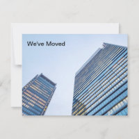 We've Moved City Skyscraper Modern Business Moving