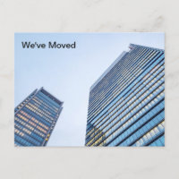 We've Moved City Skyscraper Modern Business
