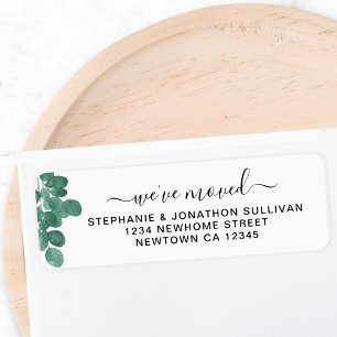 We've Moved Eucalyptus Return Address