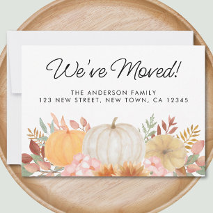 We've Moved Fall Moving Announcement 