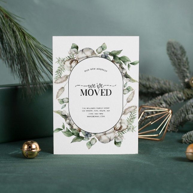 We've Moved Farmhouse Moving Announcement (Sending your family and friends a festive 'We've Moved!' Christmas card!
)