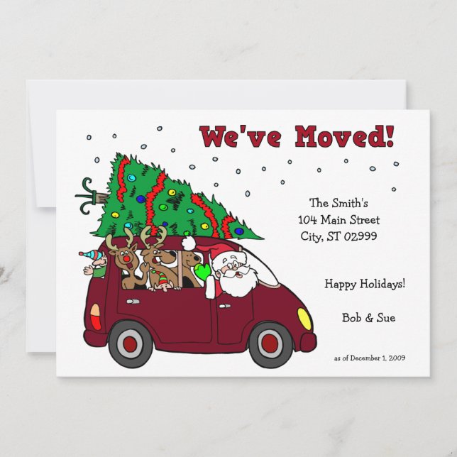 We've Moved Holiday Cards - 5x7 cards (Front)