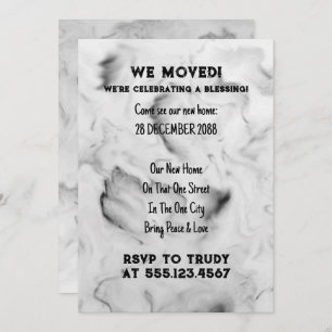We've Moved Home Blessing New House Warming Party  Invitation