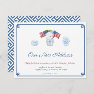 We've Moved Home Classic Ginger Jar New Address Announcement