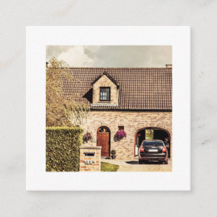 We've Moved House New Address Square Business Card