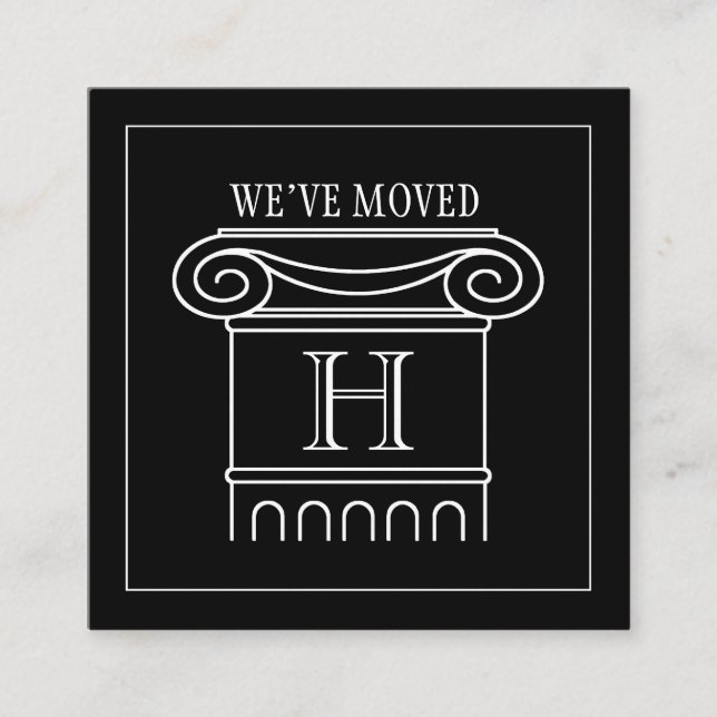 We've Moved Insert  | Change of Address Enclosure (Front)