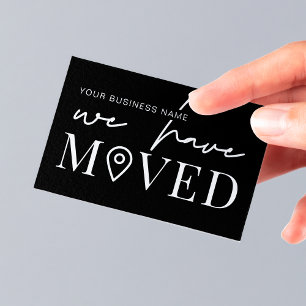 We've Moved Minimal Business Office Address Change Card