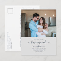 We've Moved Modern Couple Photo Moving