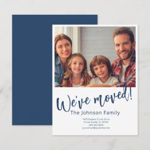 We've Moved Modern Stylish Family Photo Budget   Announcement