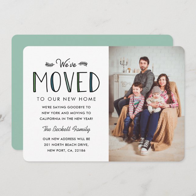We've Moved | Moving Announcement (Front/Back)