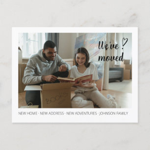 We've Moved Moving Announcement Photo 1. Postcard
