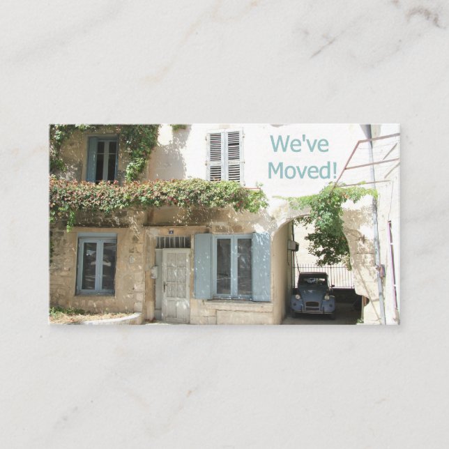 We've Moved - New Address Announcement (Front)