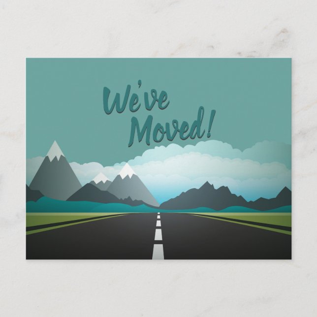 We've Moved New Address Announcement Postcard (Front)