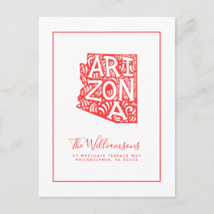 We've Moved   New Address   Arizona Postcard