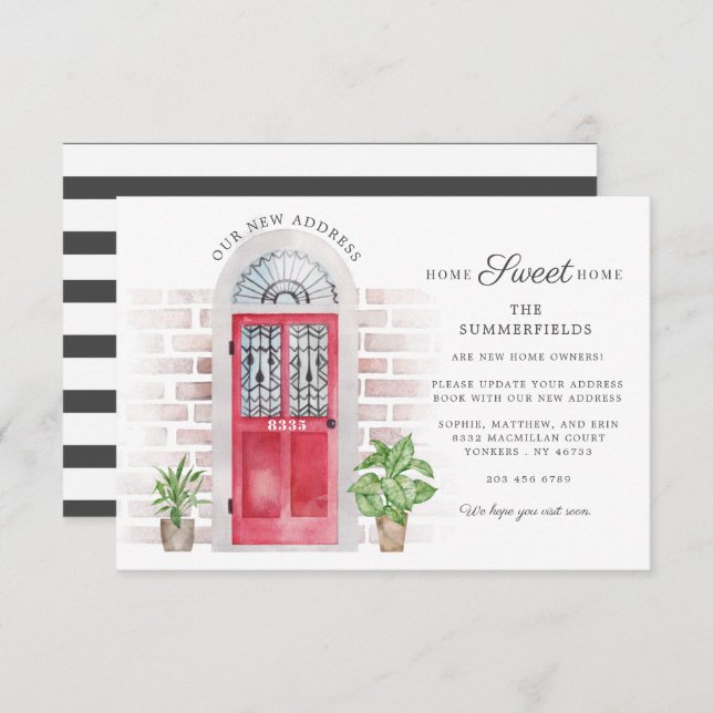 We've Moved New Address Moving Announcement (Front/Back)