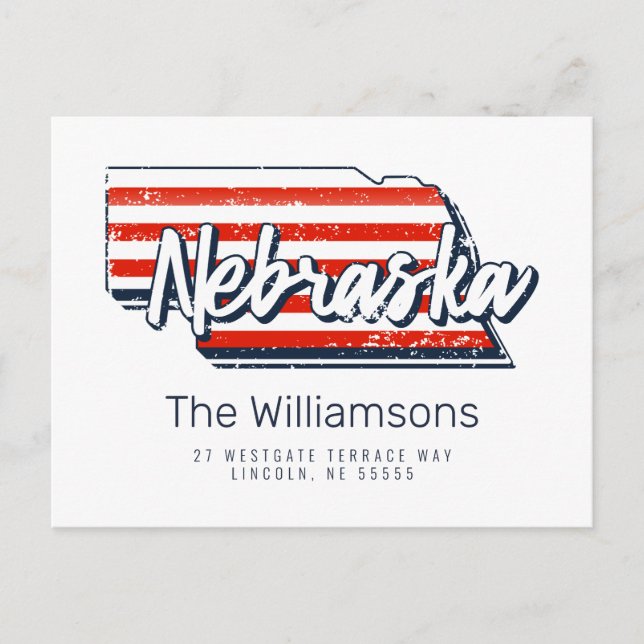 We've Moved | New Address | Nebraska Postcard (Front)