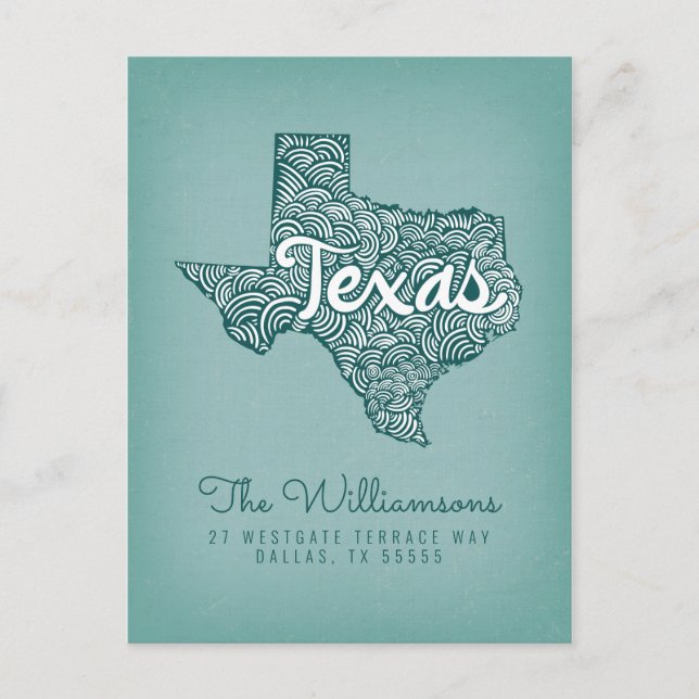 We've Moved | New Address | Texas Postcard (Front)