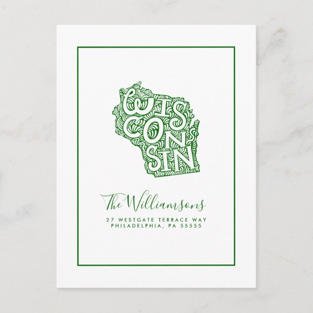 We've Moved | New Address | Wisconsin Postcard (Front)