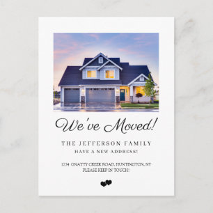 We've Moved New Change of Address Photo Moving Announcement Postcard