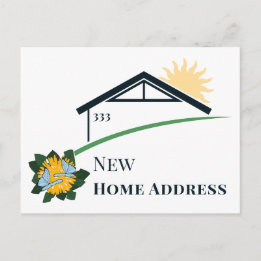 We've Moved New Home Address Announcement Postcard