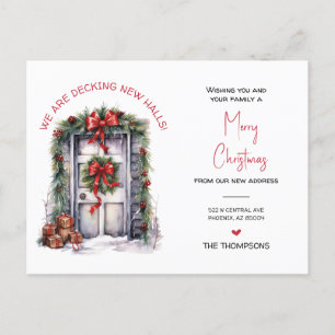 We've Moved New Home Christmas Moving Announcement