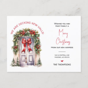 We've Moved New Home Christmas Moving Announcement