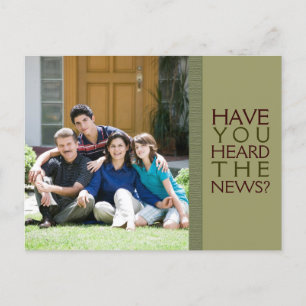 We've Moved! New Home Photo Postcard