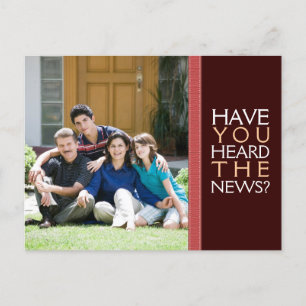 We've Moved! New Home Photo Postcard