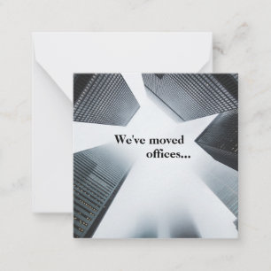 We've Moved Offices Custom Business Address Change Card
