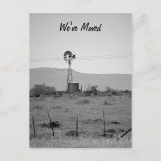 We've Moved Postcard